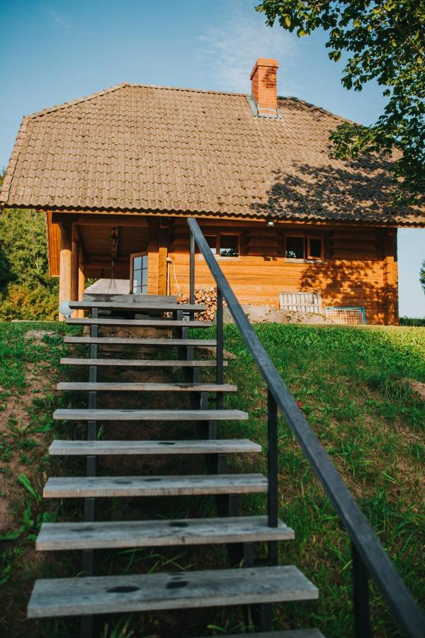 Brivdienu Maja Ar Pirti "Strautkalni" Ieriki 外观 照片